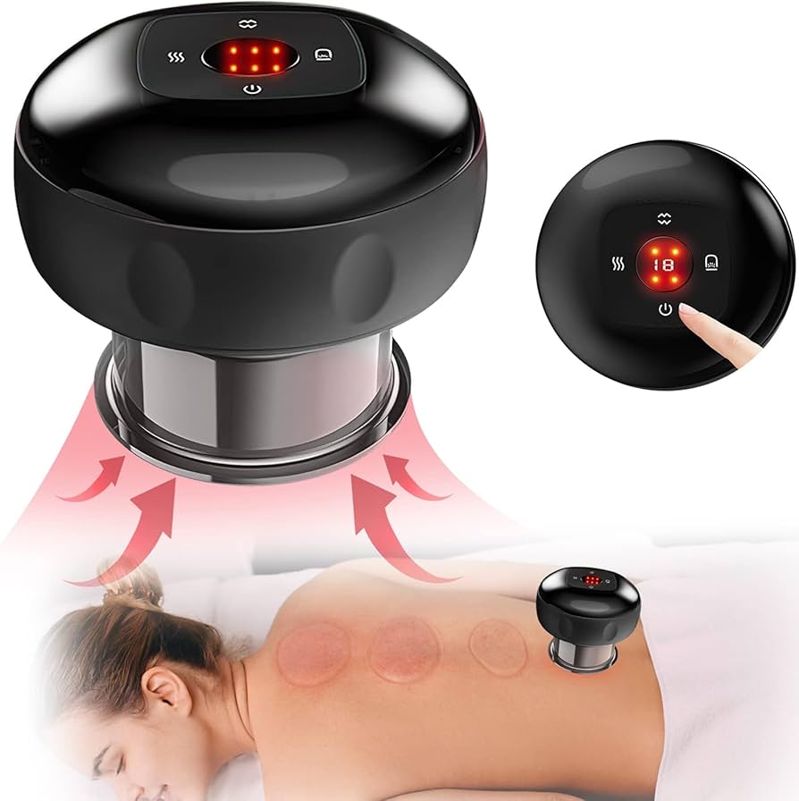 Alivia el dolor muscular y reduce la celulitis con nuestra ventosa masajeadora recargable