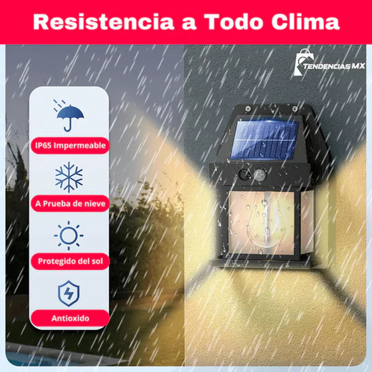 "🔆✨ Más luz, más seguridad. Activa tu foco solar automáticamente cada noche. 🌙🔋"