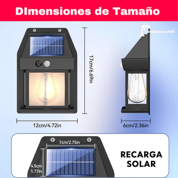 "🔆✨ Más luz, más seguridad. Activa tu foco solar automáticamente cada noche. 🌙🔋"